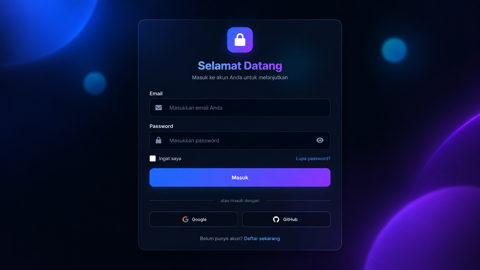 Halaman login